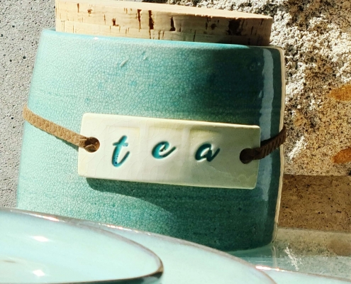 bewaarpot voor thee / storage jar for tea