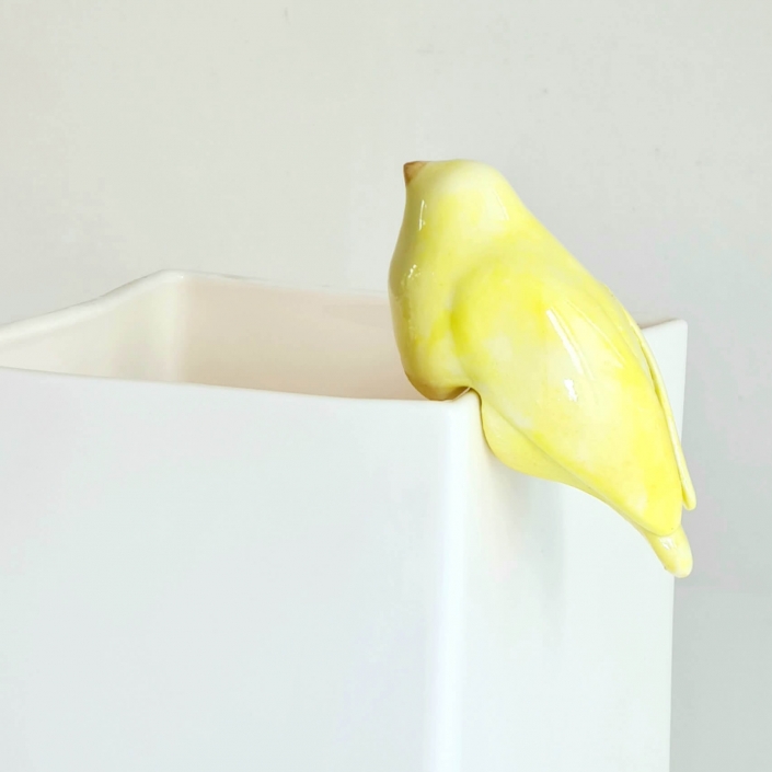 yellow canary porcelain