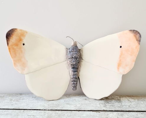 Large butterfly porcelain 1